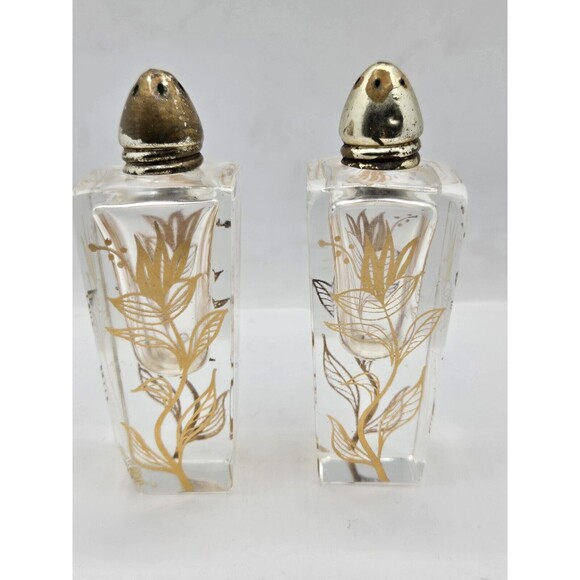 Unbranded Other - Salt & Pepper Set 24K Gold accents 1 Flaw